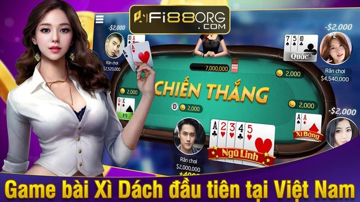 Game đánh bài xì dách