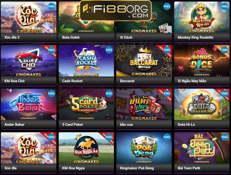 Đánh bài online Fi88 Sân game trả thưởng cực cao cực nhanh