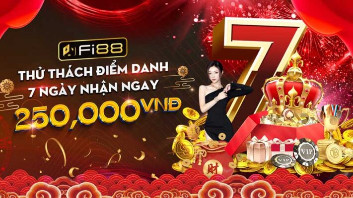 Điểm danh 7 ngày nhận ngay 250,000 VND