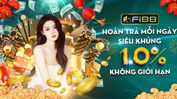 Hoàn trả mỗi ngày lên đến 1% không giới hạn