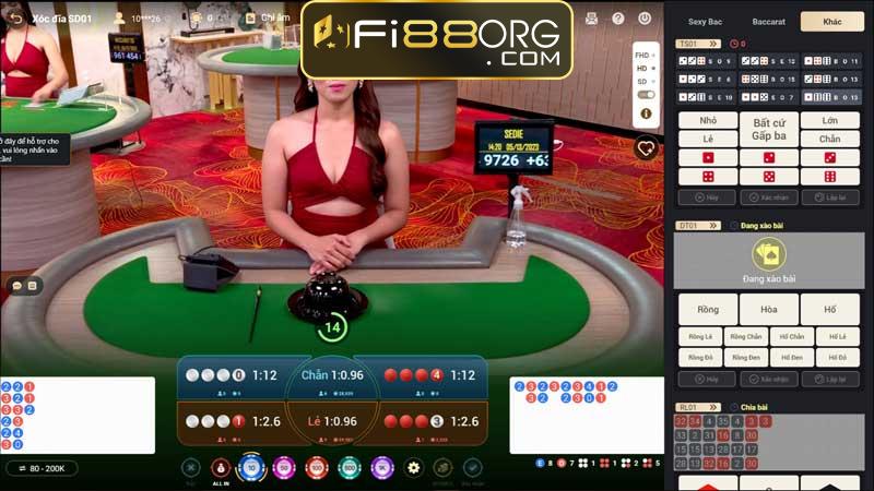 Trải nghiệm xóc đĩa tại Casino ON 88 