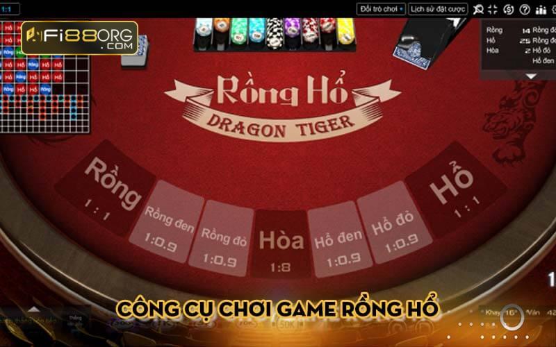 Công cụ chơi game Rồng Hổ