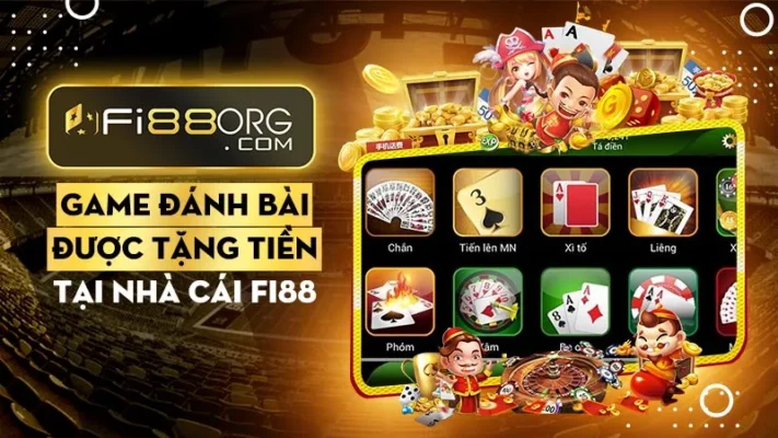 Game đánh bài được tặng tiền tại nhà cái Fi88 sẽ như thế nào?