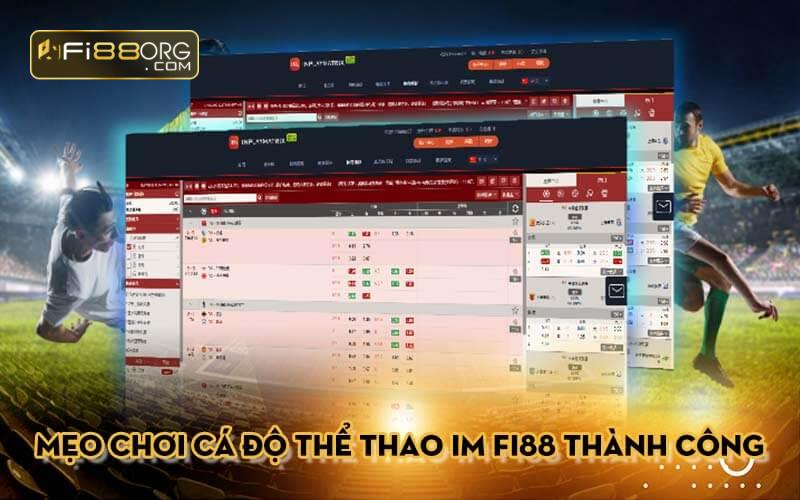 Mẹo chơi cá độ Thể thao IM Fi88 thành công