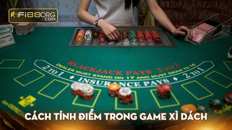 Cách tính điểm trong Game xì dách