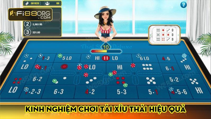 Kinh nghiệm chơi tài xỉu Thái hiệu quả