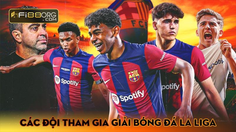 Các đội tham gia giải bóng đá La Liga